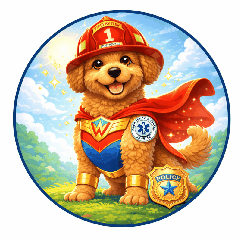 Wonder Pup Foundation heart-paw logo